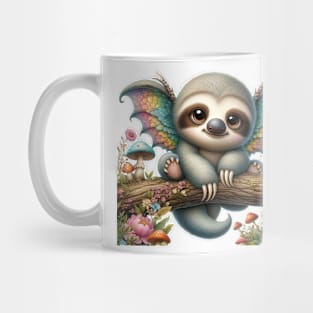 Forest Sloth Dragon Mug